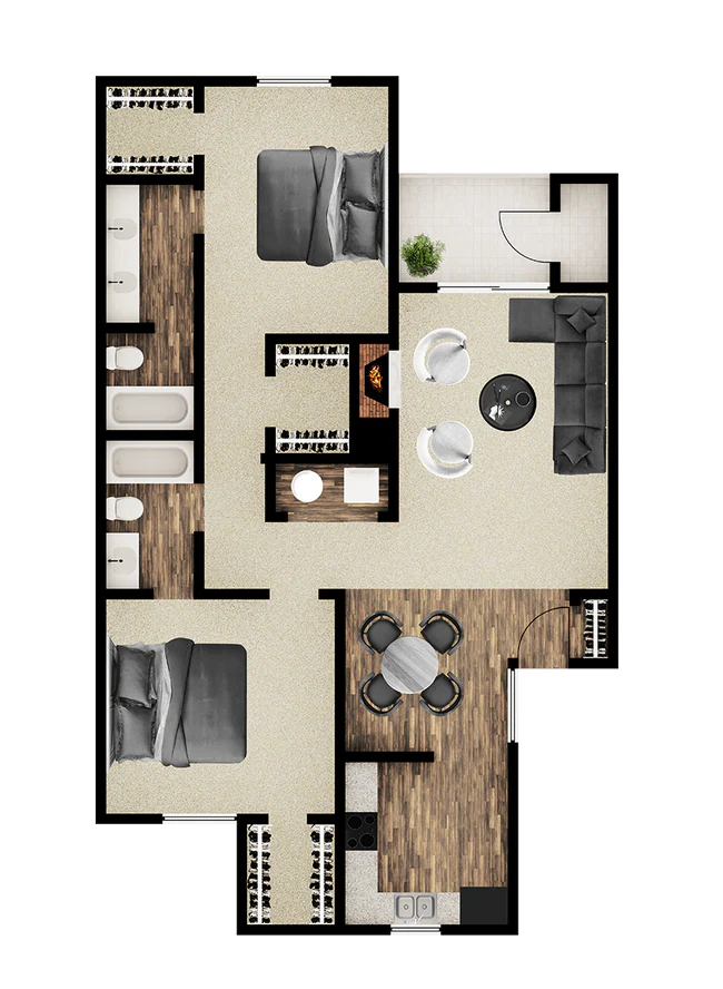 Unit 2104 2104 floor plan